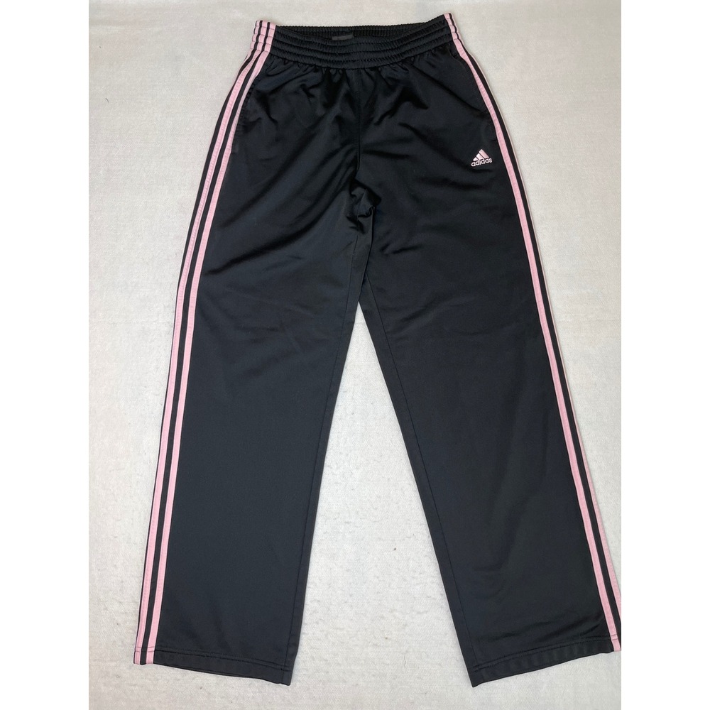 VNTG Adidas Y2K Track Pants 3 Stripe Athletic Lounge Joggers Retro Activewear M